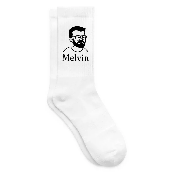 Chaussettes personnalisées au prénom Melvin