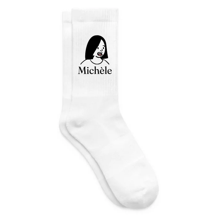 Chaussettes personnalisées au prénom Michèle