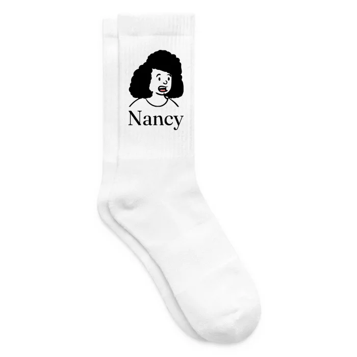 Chaussettes personnalisées au prénom Nancy