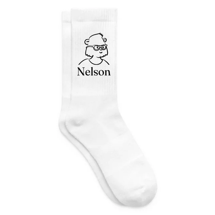 Chaussettes personnalisées au prénom Nelson