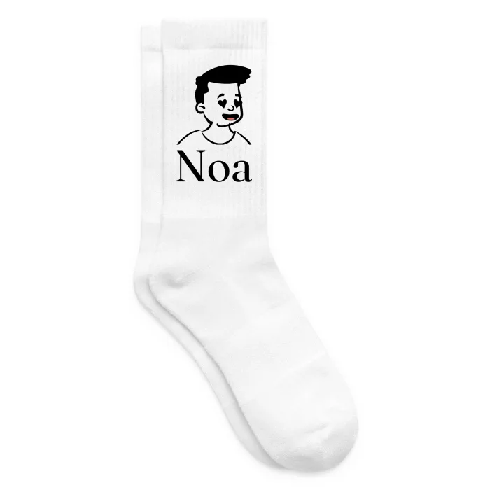Chaussettes personnalisées au prénom Noa