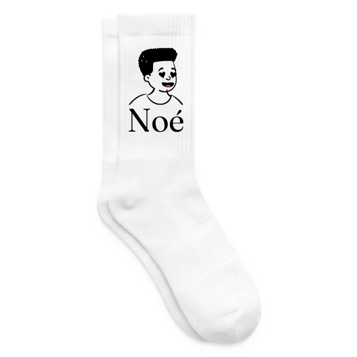 Chaussettes personnalisées au prénom Noé