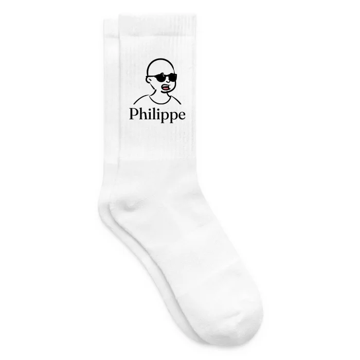 Chaussettes personnalisées au prénom Philippe