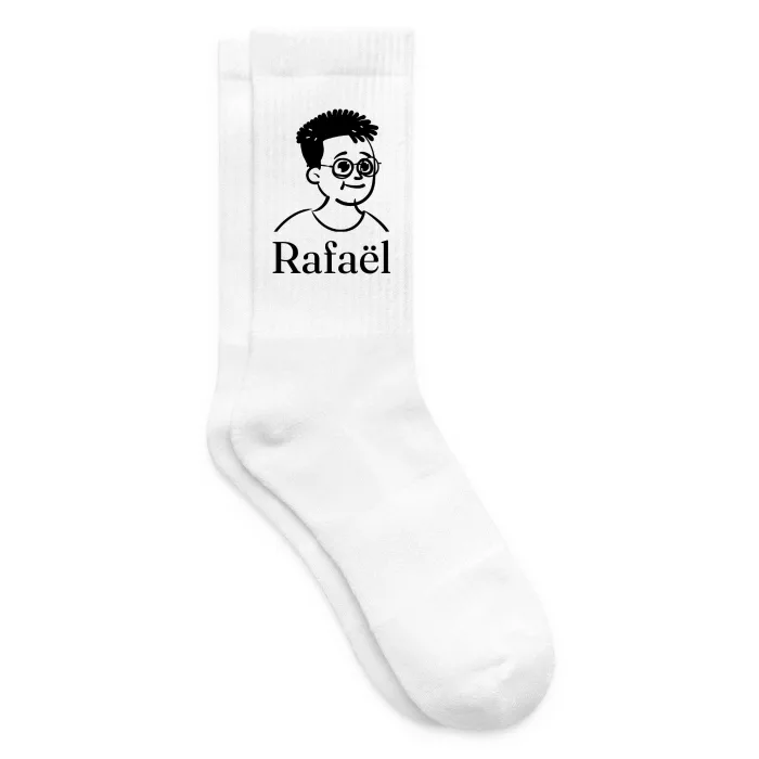 Chaussettes personnalisées au prénom Rafaël
