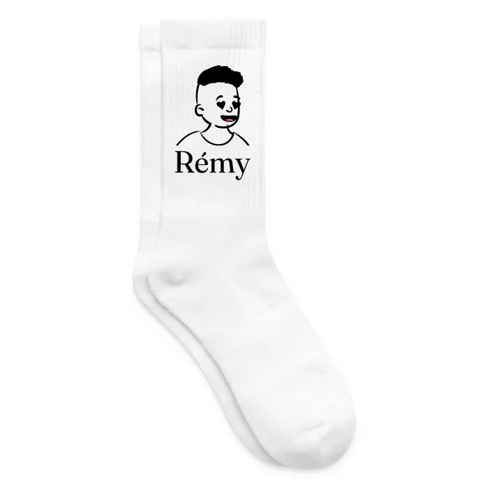 Chaussettes personnalisées au prénom Rémy