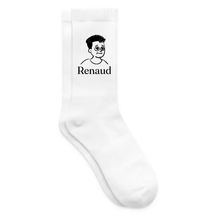 Chaussettes personnalisées au prénom Renaud