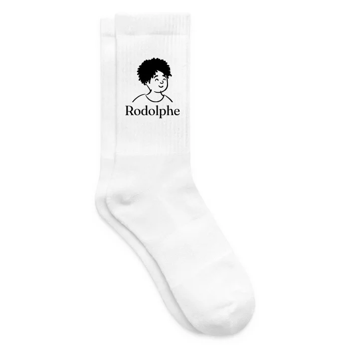 Chaussettes personnalisées au prénom Rodolphe