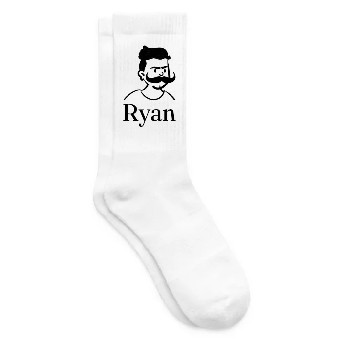 Chaussettes personnalisées au prénom Ryan