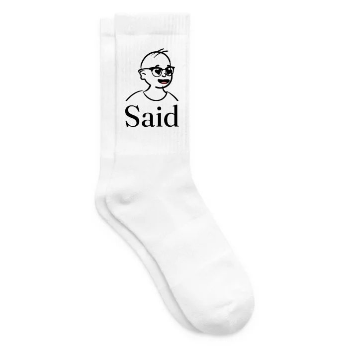 Chaussettes personnalisées au prénom Said