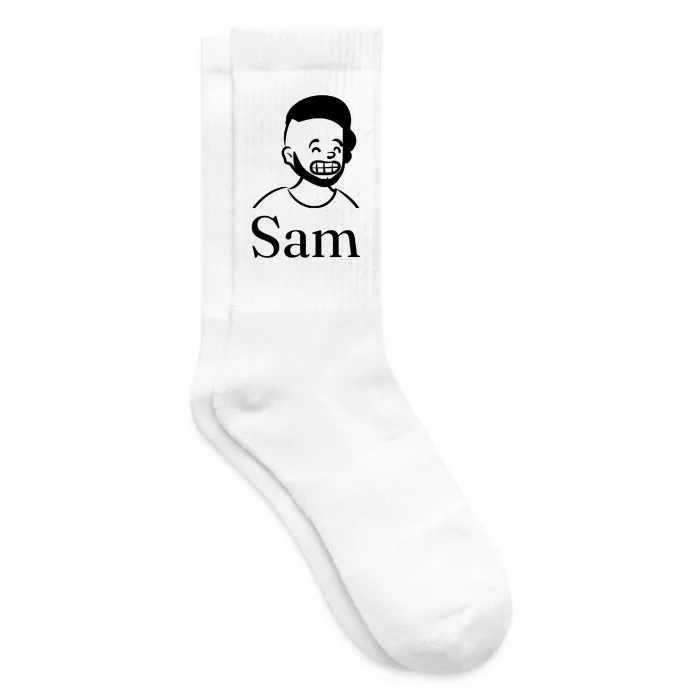 Chaussettes personnalisées au prénom Sam