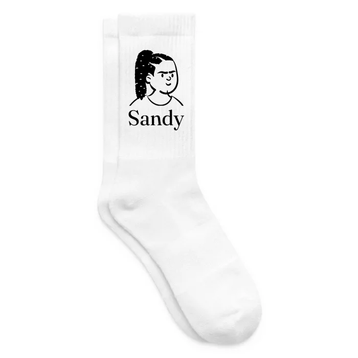 Chaussettes personnalisées au prénom Sandy