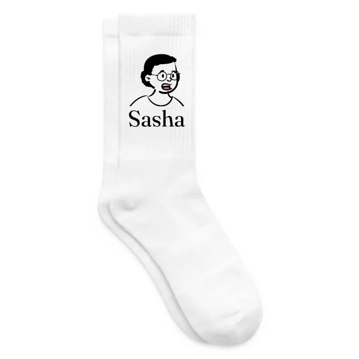 Chaussettes personnalisées au prénom Sasha