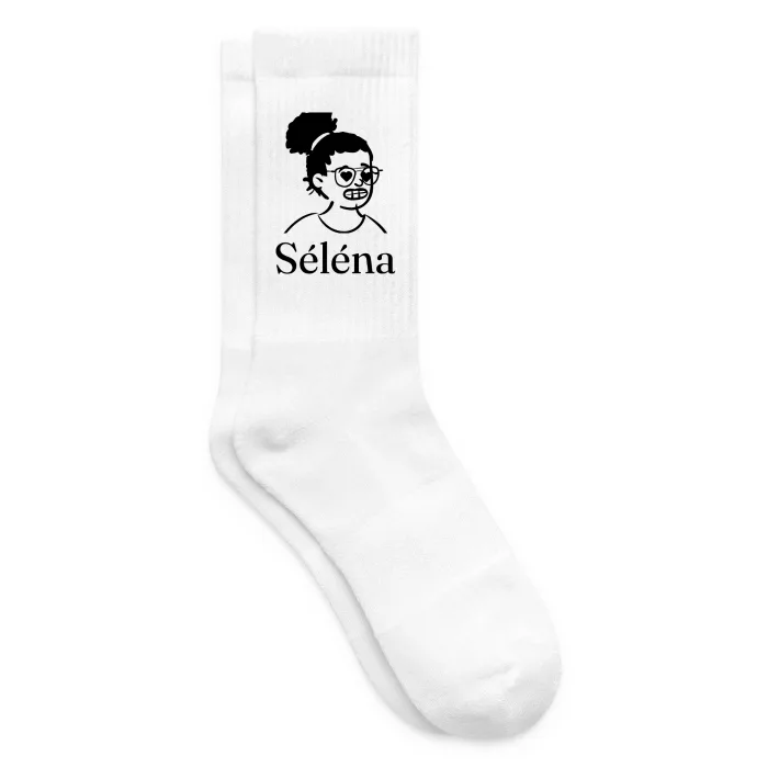 Chaussettes personnalisées au prénom Séléna