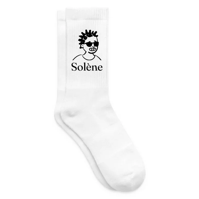 Chaussettes personnalisées au prénom Solène