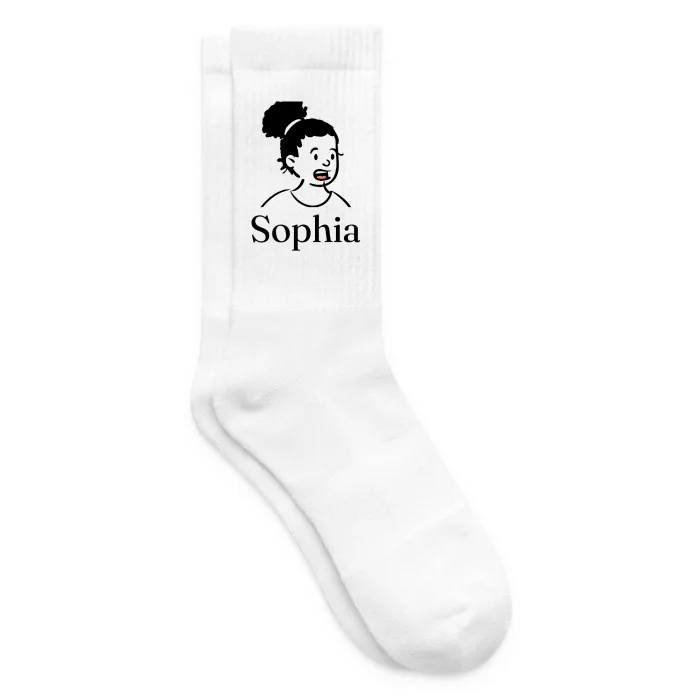Chaussettes personnalisées au prénom Sophia