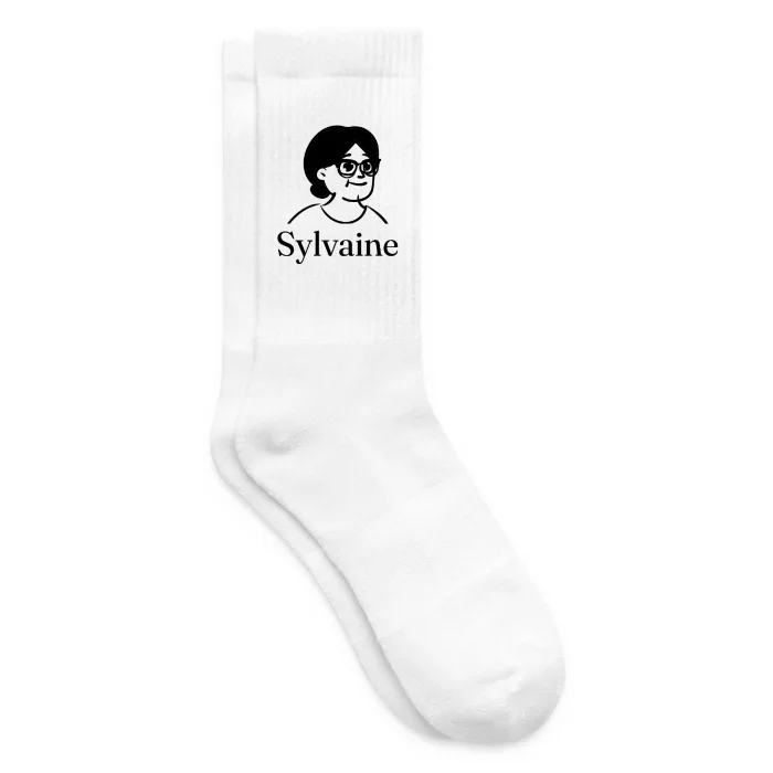 Chaussettes personnalisées au prénom Sylvaine