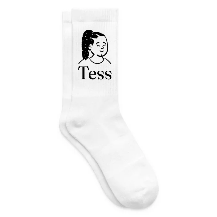 Chaussettes personnalisées au prénom Tess