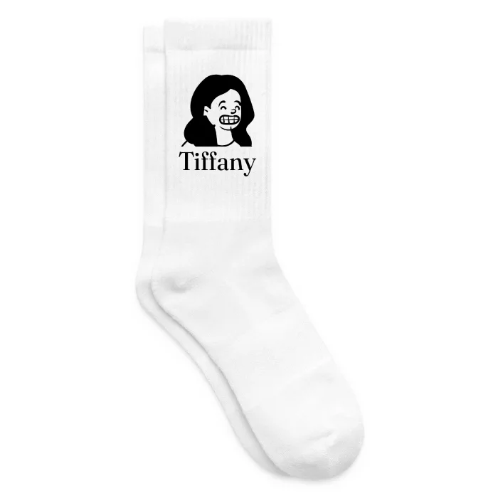 Chaussettes personnalisées au prénom Tiffany