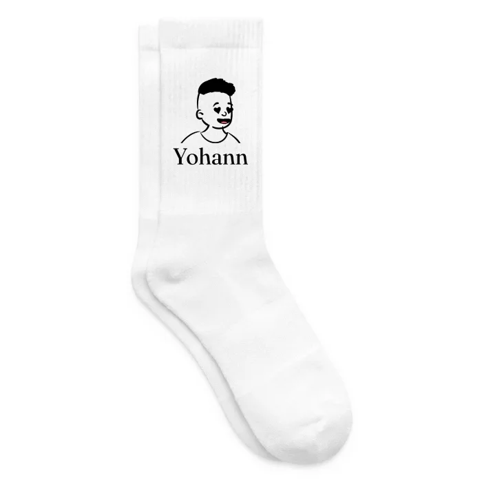 Chaussettes personnalisées au prénom Yohann
