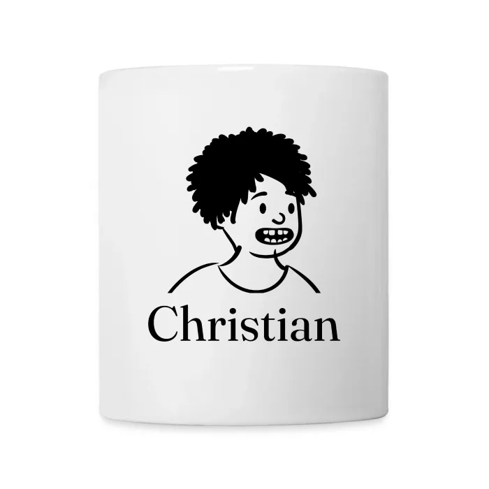 Mug personnalisé au prénom Christian
