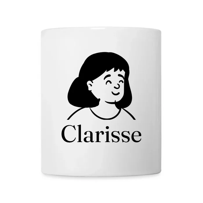 Mug personnalisé au prénom Clarisse