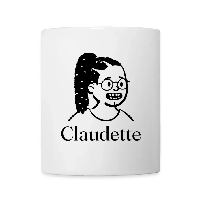 Mug personnalisé au prénom Claudette