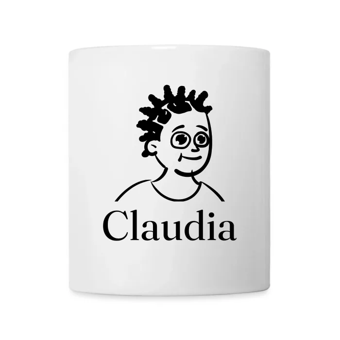 Mug personnalisé au prénom Claudia
