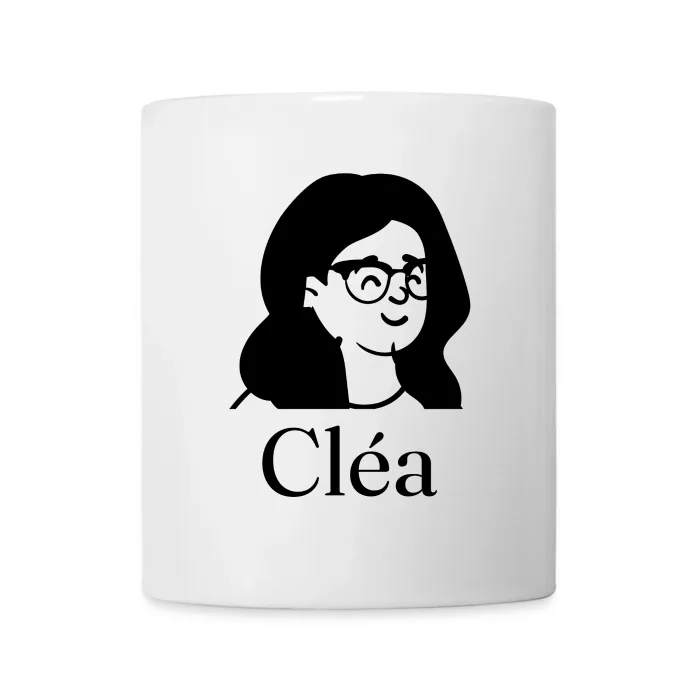 Mug personnalisé au prénom Cléa