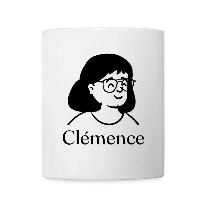 Mug personnalisé au prénom Clémence