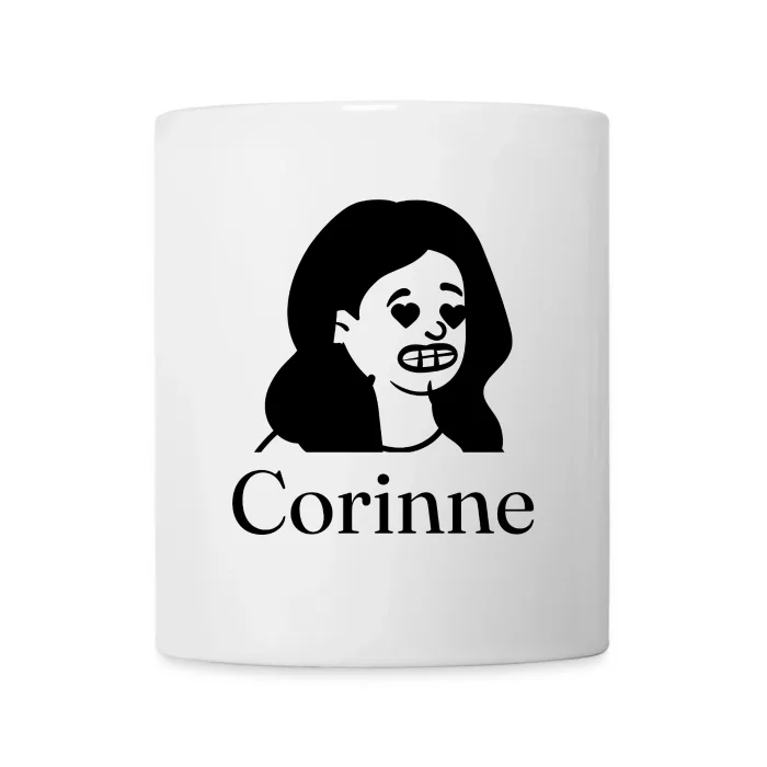 Mug personnalisé au prénom Corinne