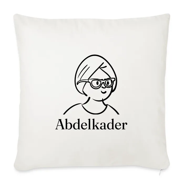 Coussin personnalisé au prénom Abdelkader