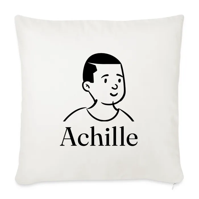 Coussin personnalisé au prénom Achille