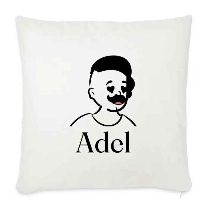 Coussin personnalisé au prénom Adel