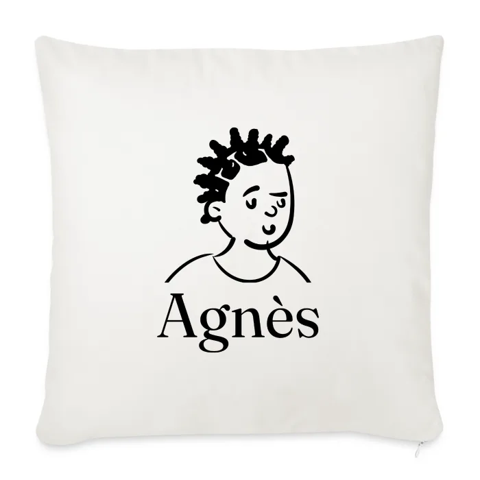 Coussin personnalisé au prénom Agnès