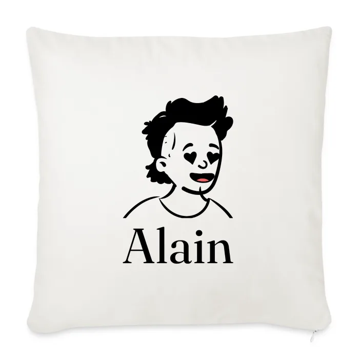 Coussin personnalisé au prénom Alain