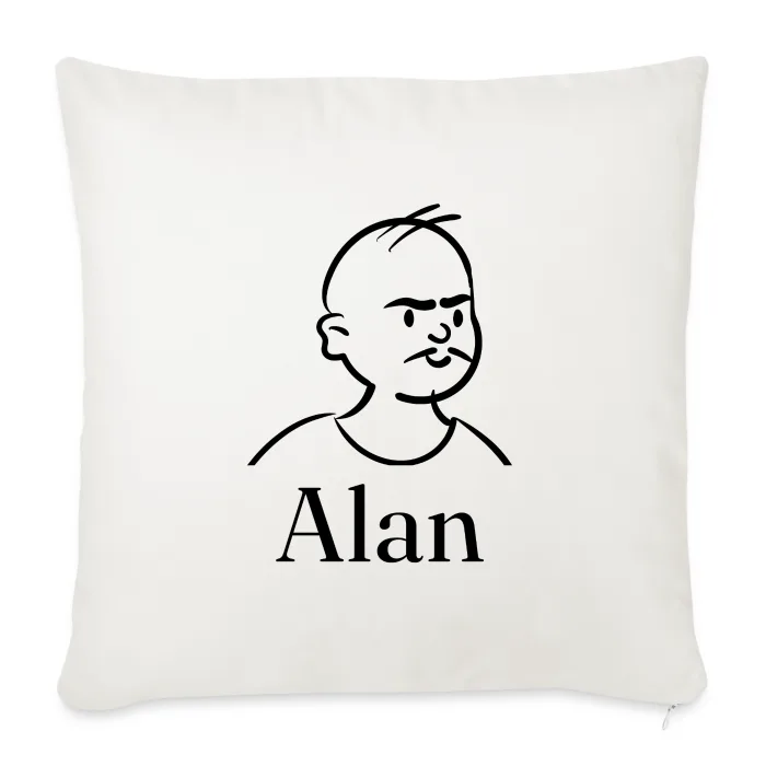Coussin personnalisé au prénom Alan