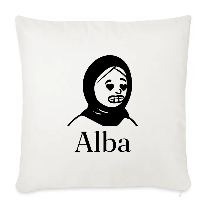 Coussin personnalisé au prénom Alba
