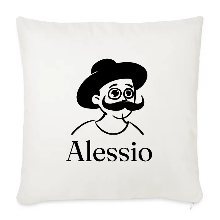 Coussin personnalisé au prénom Alessio