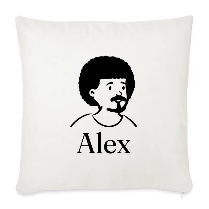 Coussin personnalisé au prénom Alex