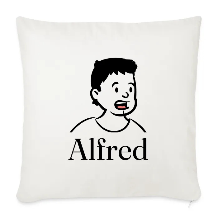 Coussin personnalisé au prénom Alfred