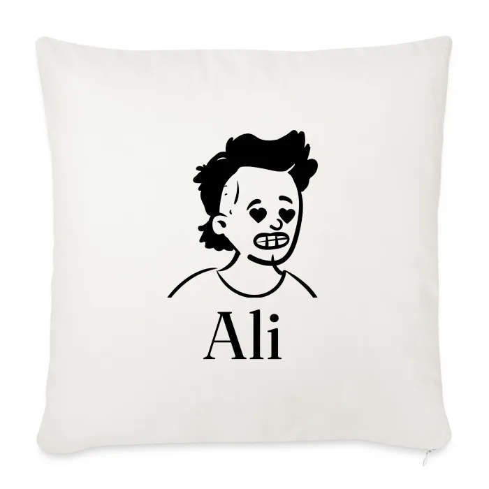 Coussin personnalisé au prénom Ali