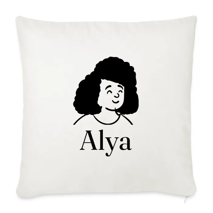 Coussin personnalisé au prénom Alya