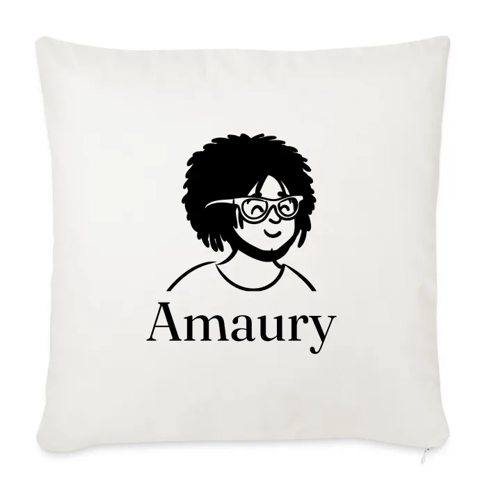 Coussin personnalisé au prénom Amaury