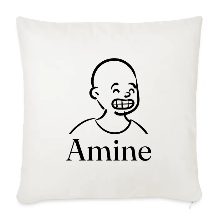 Coussin personnalisé au prénom Amine
