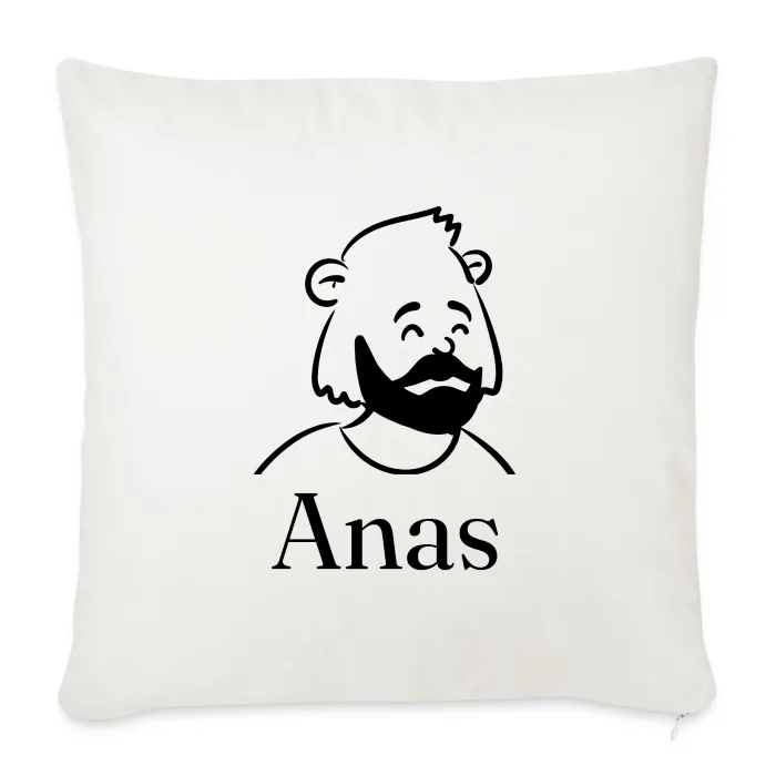 Coussin personnalisé au prénom Anas