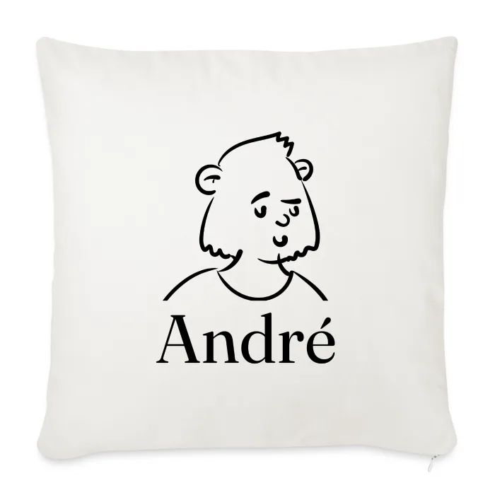 Coussin personnalisé au prénom André