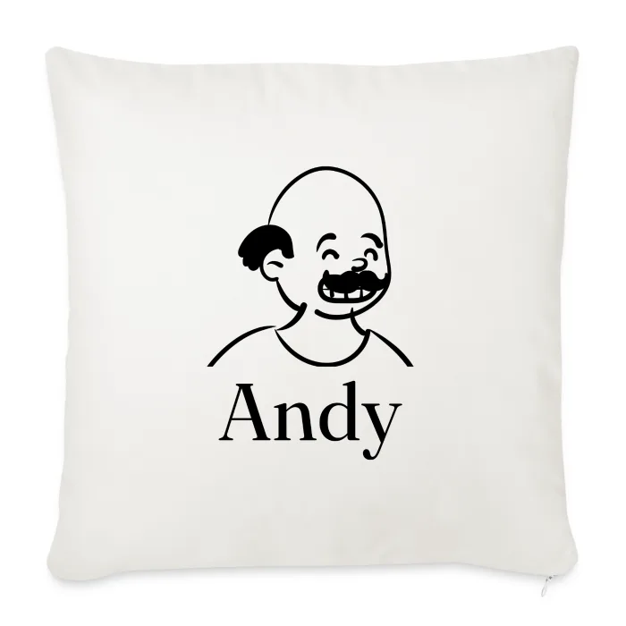 Coussin personnalisé au prénom Andy