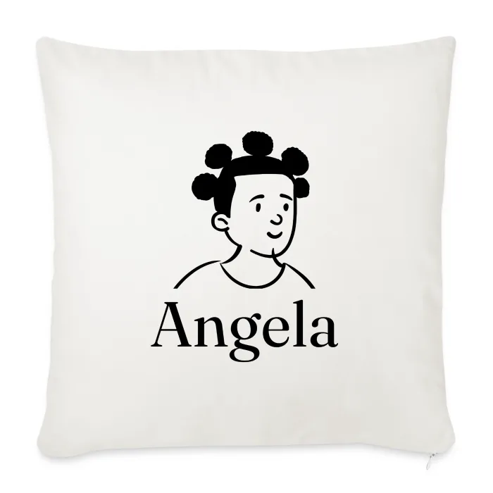 Coussin personnalisé au prénom Angela