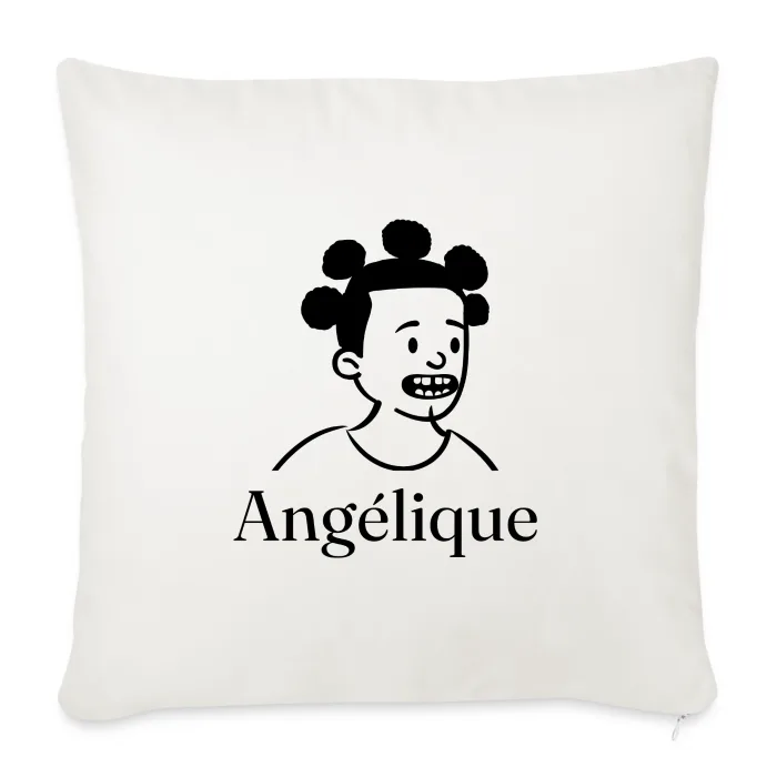 Coussin personnalisé au prénom Angélique