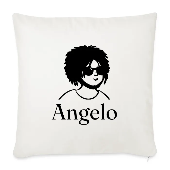 Coussin personnalisé au prénom Angelo